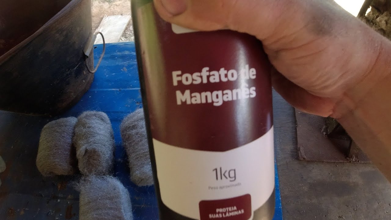 Como Fosfatizar uma faca  - ([ARSENAL CAIPIRA]