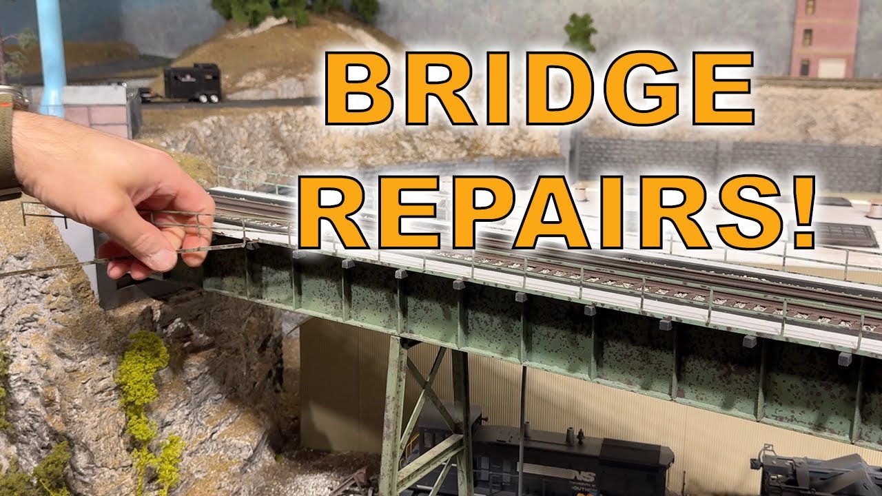 Repairing Damage To The Big Steel Bridge!