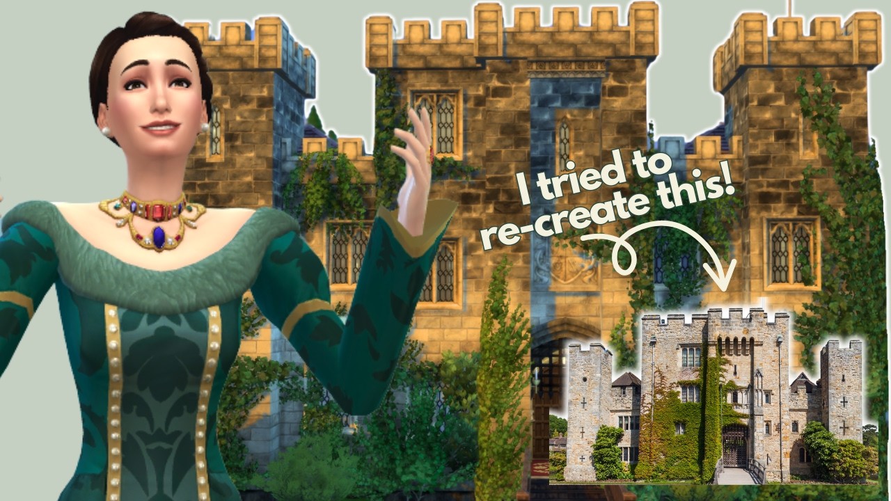 I tried to recreate England's most ICONIC Tudor castle in the Sims 4!