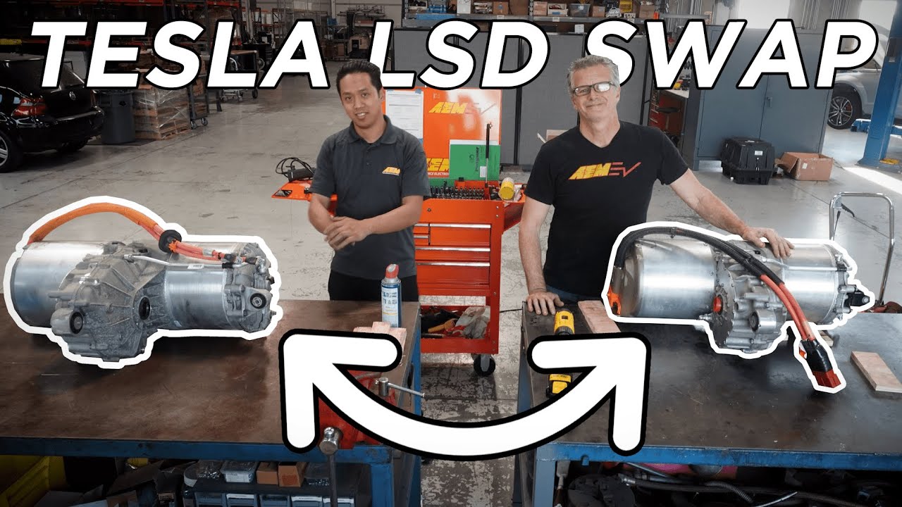SWAPPING Limited-Slip DIFFS in a TESLA LDU!