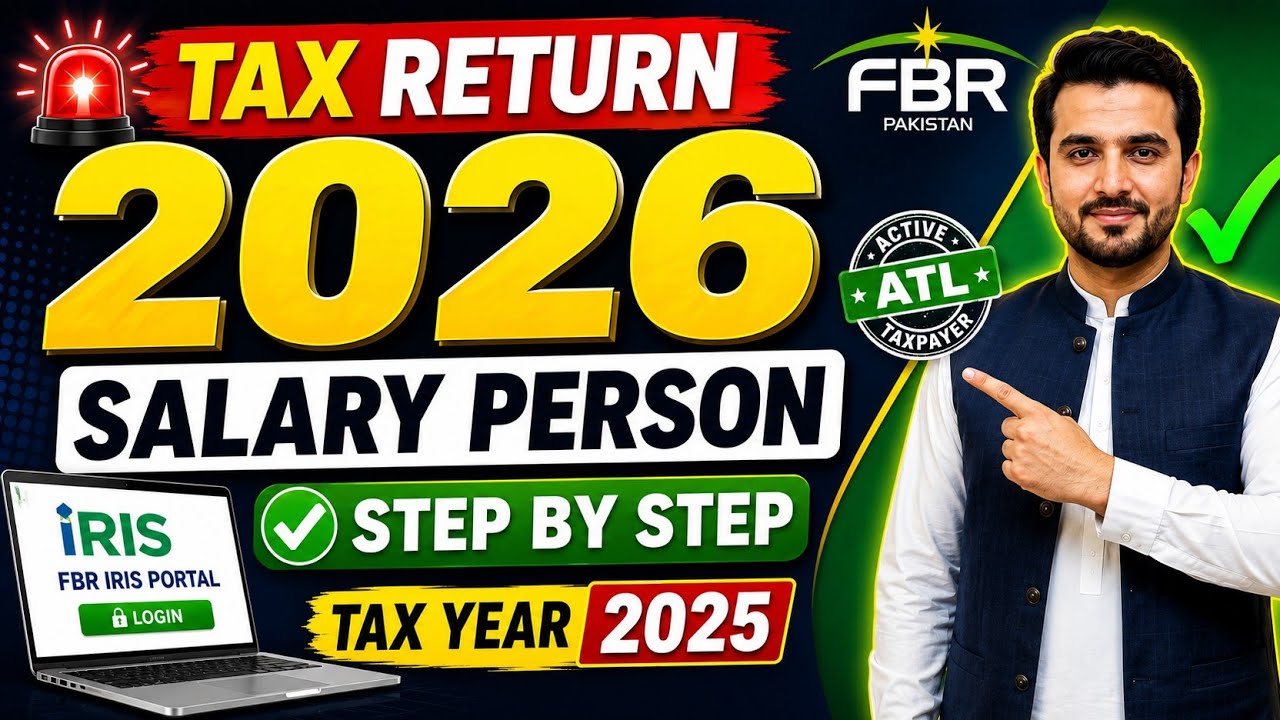 How to File Salary Tax Return 2026 (Step by Step) | Salary Person Tax Return 2025 Filing Guide
