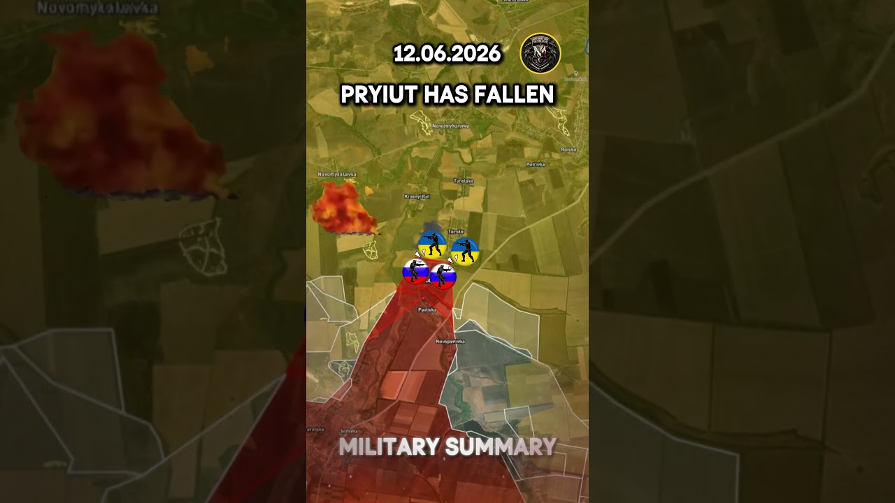 PRYUT HAS FALLEN🚨THE OFFENSIVE ON DRUZHKIVKA HAS BEGUN💥Military Summary 2026.06.12 #ukraine #russia