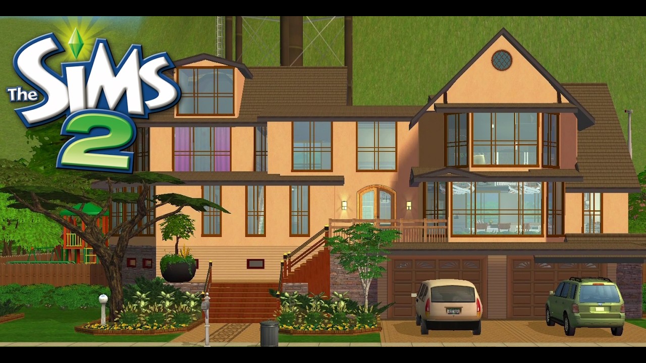 🏘️Suburban Nostalgic Comfort🌳 The Sims 2 Speed Build #sims2 #speedbuild