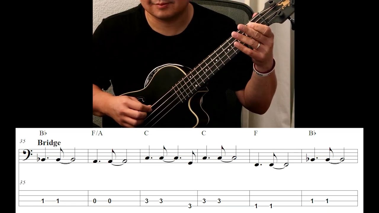 You've Got A Friend - Carole King (U-Bass Play-along)