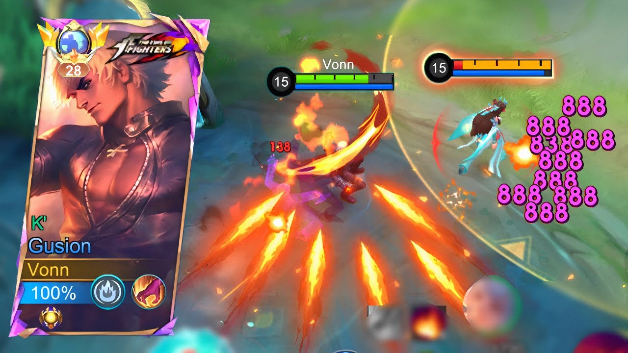 GUSION AUTO DELETE ENEMY IN 0.1 SECONDS!!!😱 ( gusion one shot build🔥 )