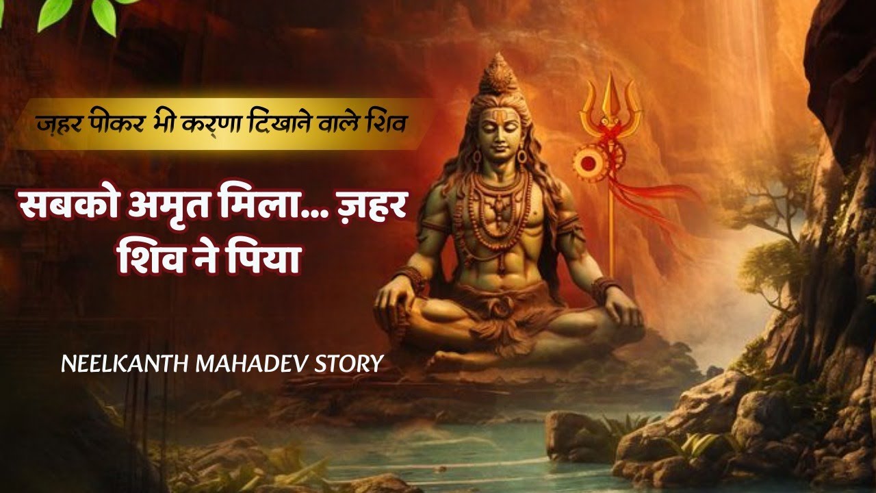 सबको अमृत मिला… ज़हर शिव ने पिया 😱 | Neelkanth Mahadev Story |ज़हर पीकर भी करुणा दिखाने वाले शिव |