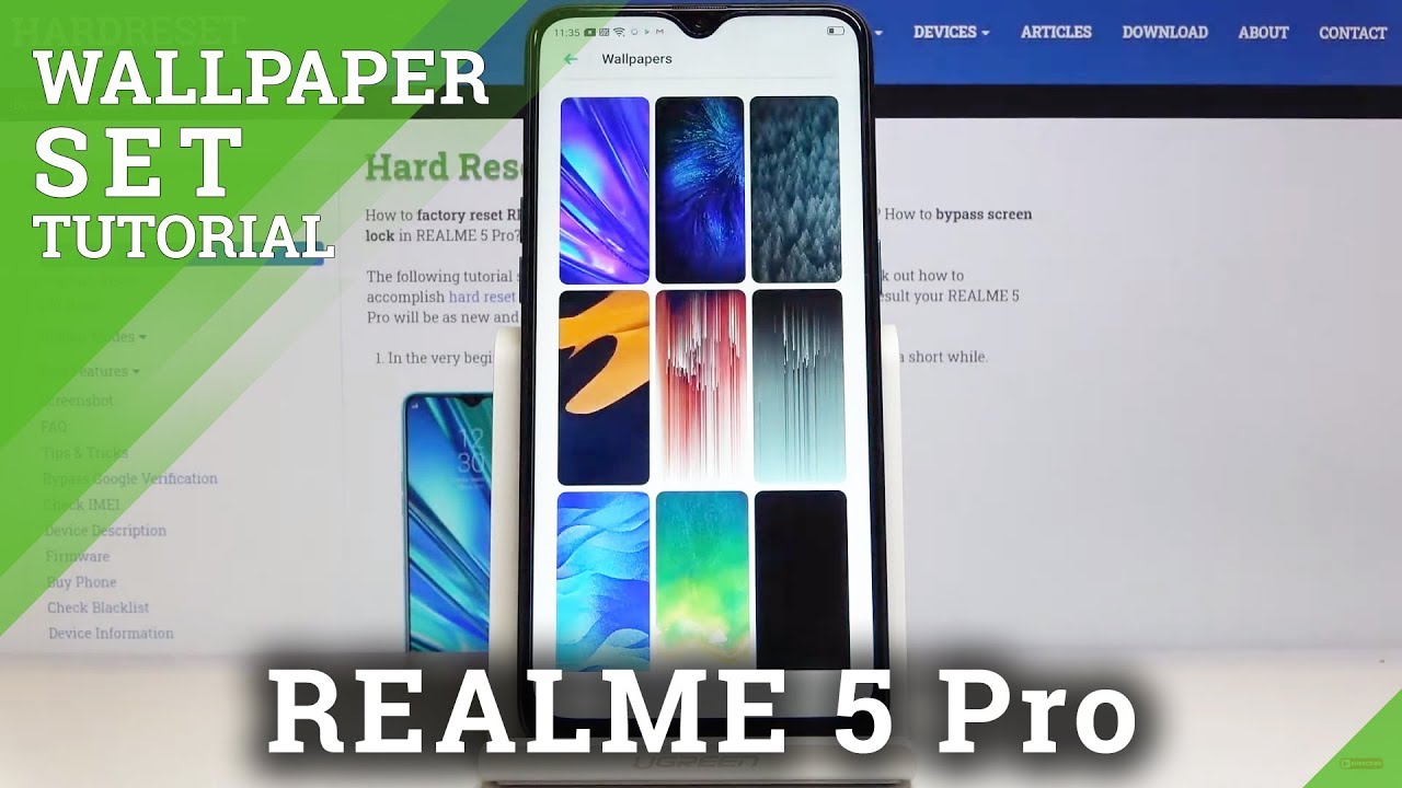 How to Update Wallpaper in REALME 5 Pro &ndash; Change Wallpaper