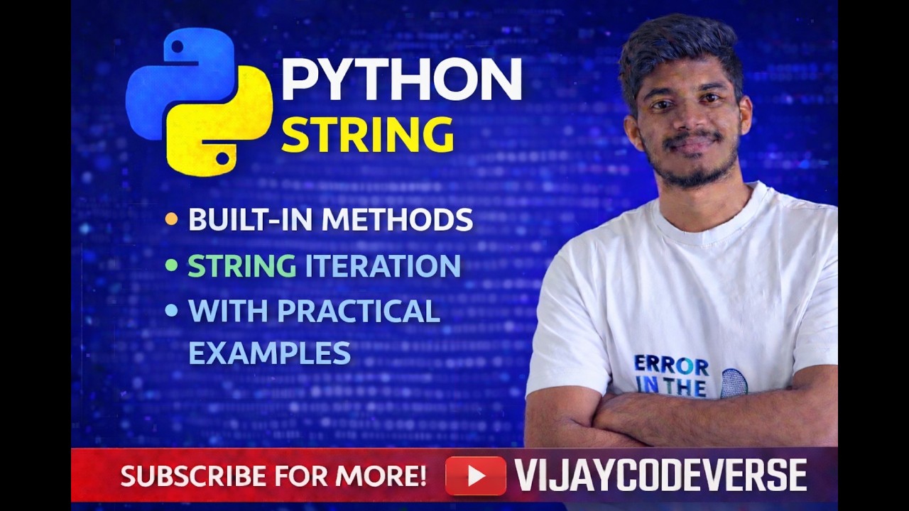 Master Strings in Python 🚀 | All Important Methods Explained”