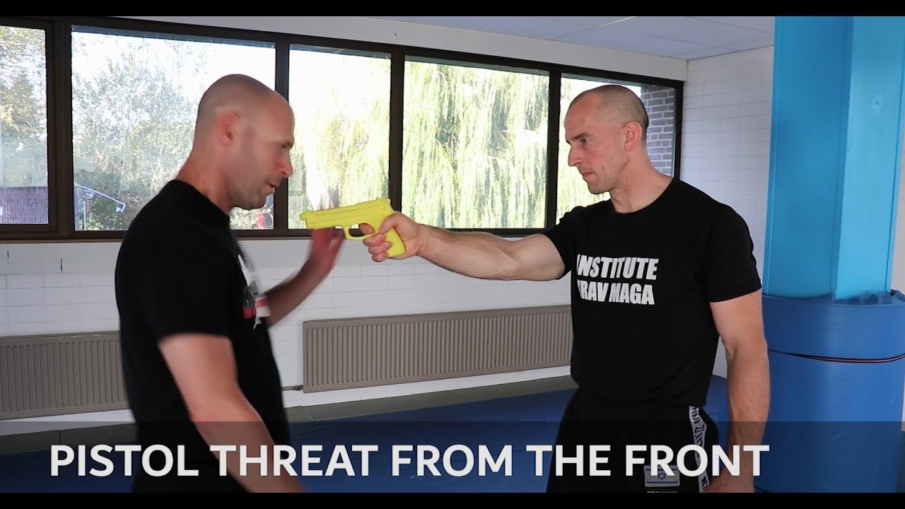 Krav Maga Technique of the Week: Pistol Threat from the Front with Amnon Darsa & Heath Leavitt