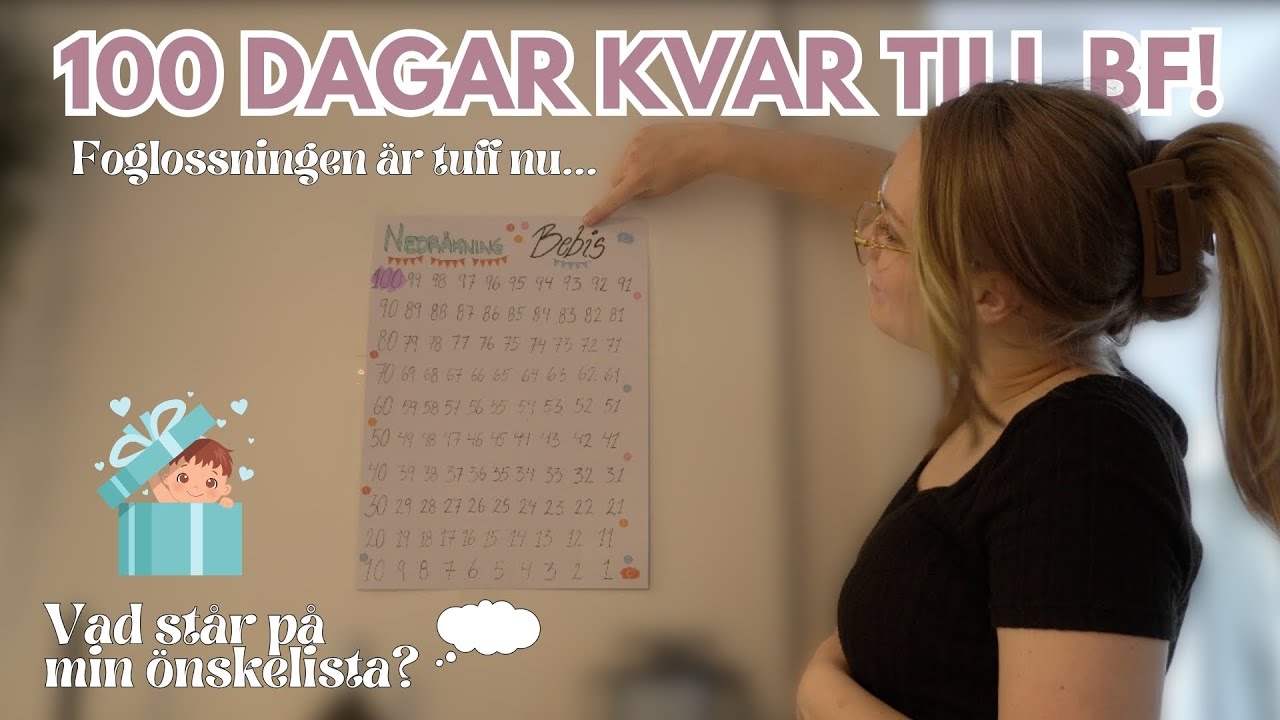 GÖR EN NEDRÄKNINGSKALENDER | GRAVIDUPPDATERING VECKA 19-25