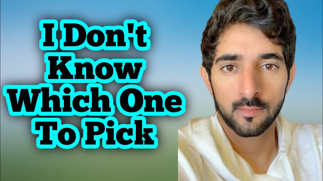 Я не знаю, какой выбрать | Стихи шейха Хамдана Фаззы | Принц Дубая | Стихи Фаззы