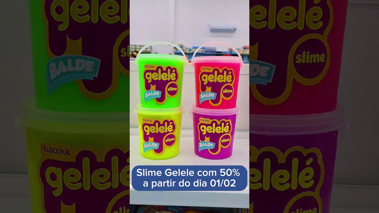 OPORTUNIDADE &Uacute;NICA!🔥Slime Gelele com 50% a partir do dia 01/02
