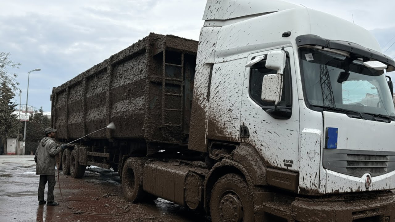 EPIC MUDDY TRUCK WASH! 🚚 From Filthy to Sparkling - Extreme Detailing Challenge