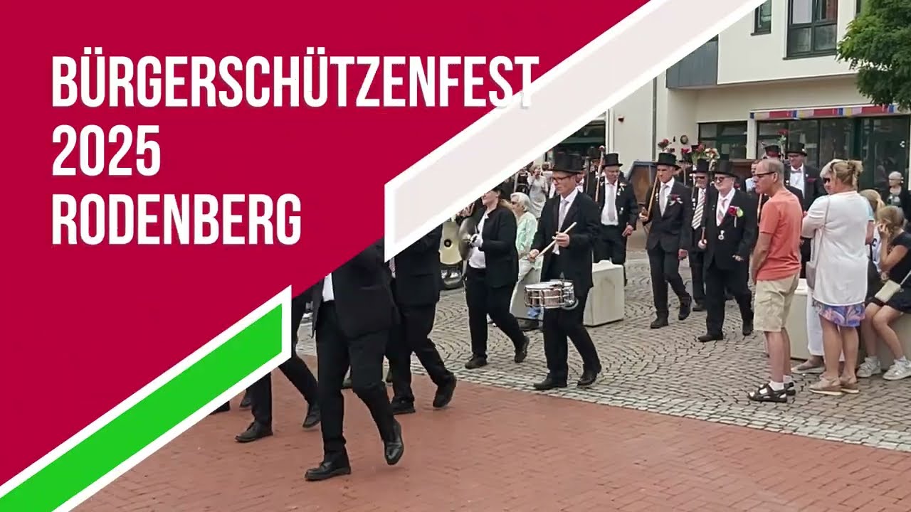 B&uuml;rgersch&uuml;tzenfest Rodenberg 2025