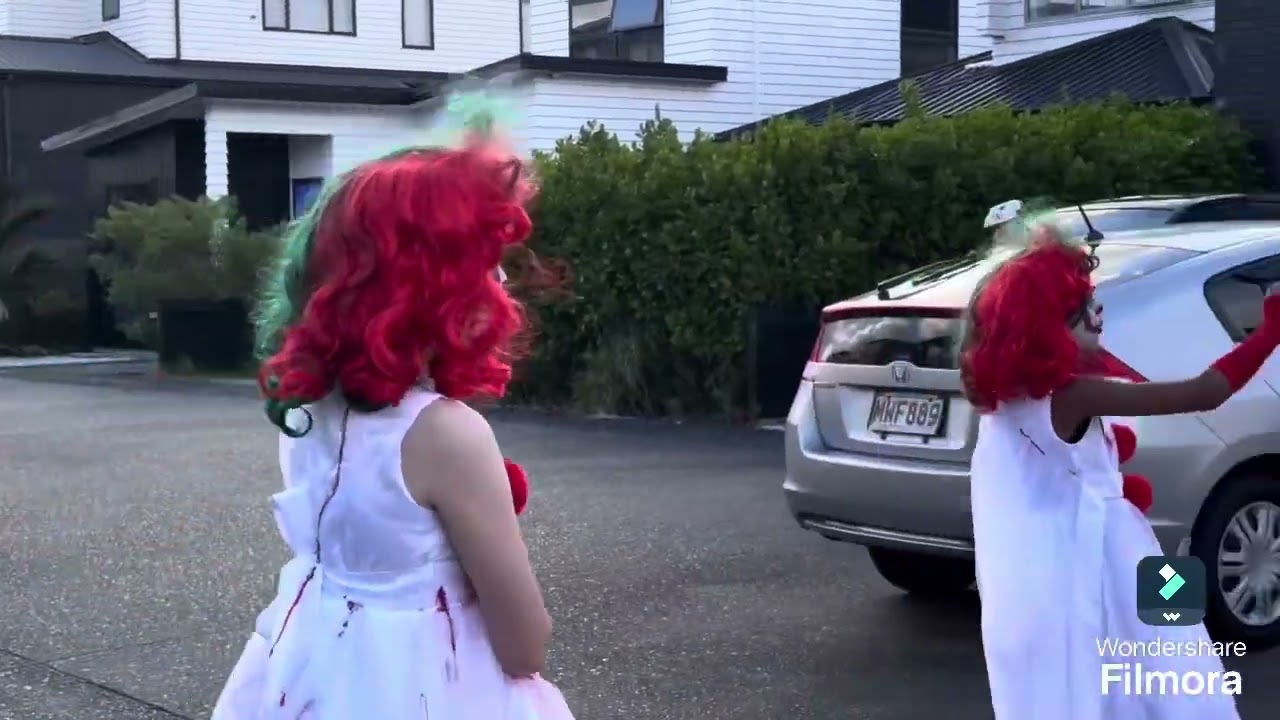Halloween in New Zealand, Auckland, Long Bay on 31 October 2024.