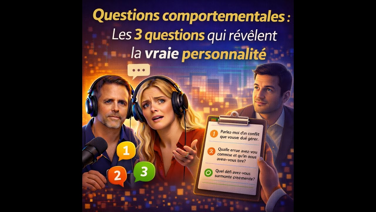 Questions comportementales : Les 3 questions qui révèlent la vraie personnalité.