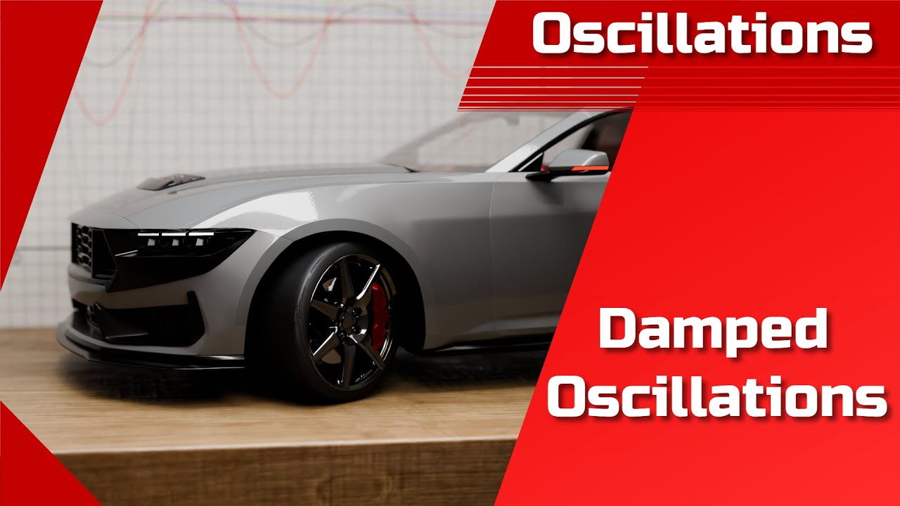 Damped Oscillations | Derivation of the Differential Equation | Period | Frequency | Formula