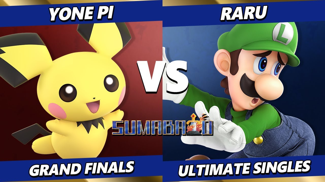 Sumabato 56 GRAND FINALS - Yonr_pi (Pichu) Vs. Raru (Luigi) Smash Ultimate - SSBU