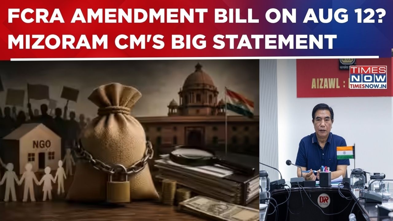 FCRA Amendment Bill In Parliament On Aug 12? Big Statement By Mizoram CM After Amit Shah Meet |WATCH