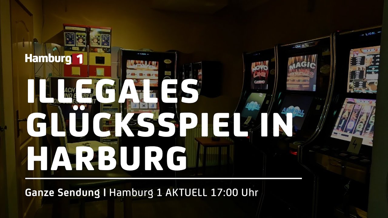 Razzia deckt in Harburg erneut illegales Glücksspiel auf I Hamburg 1 Aktuell vom 21.09.2022