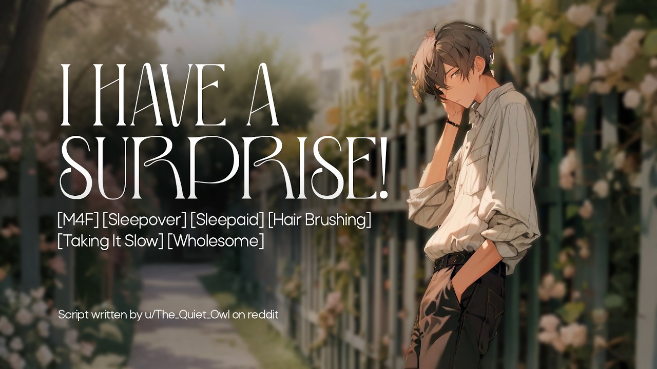 [M4F] Sleepover at your new boyfriend's house [Wholesome] [Taking it slow]  [Sleep aid]