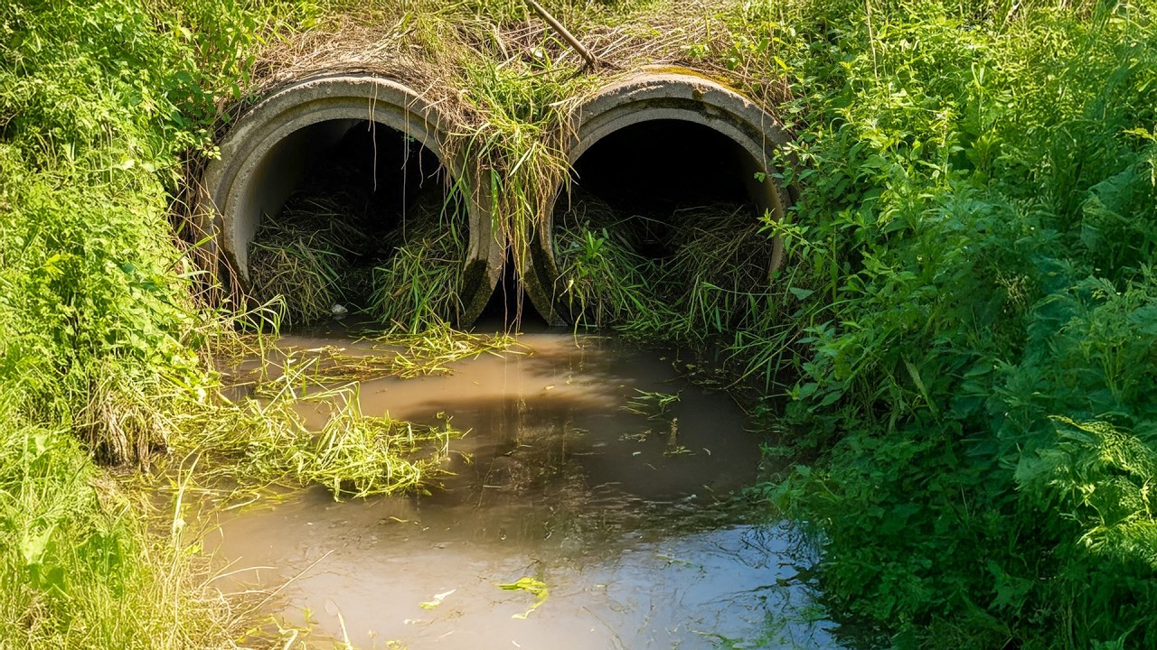 Restoring a Rural Road Culvert Blocked by Trash