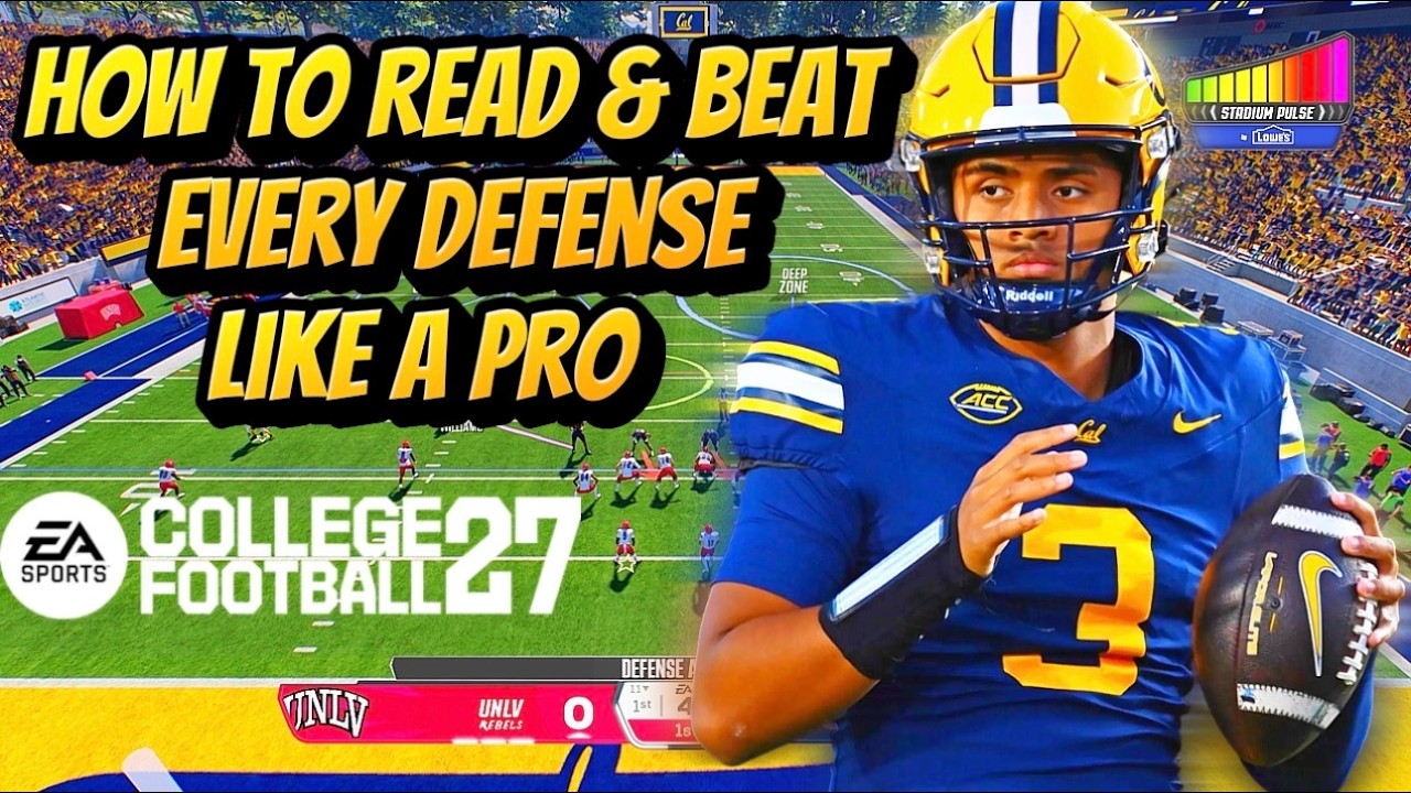 Как профессионально читать и обыгрывать любую защиту в College Football 27!