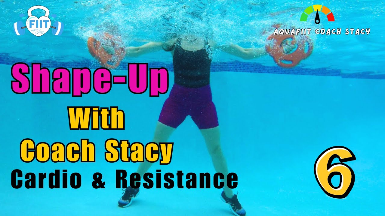 Pool Shape Up Series  I #6 - Aqua Cardio with Resistance Equipment (Buoys / Enki)