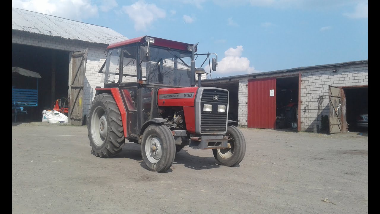 Pożegnanie i odjazd Massey Ferguson 240