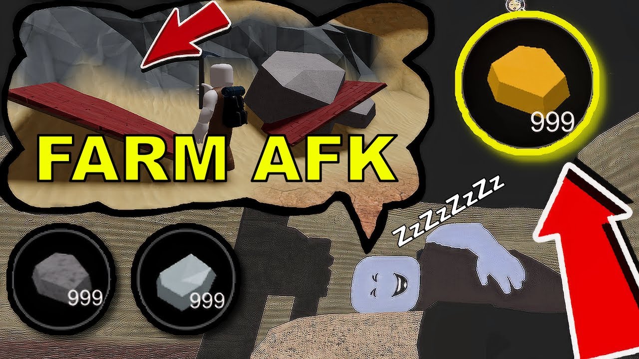 How to FARM AFK in The Survival Game (FARM AFK) Roblox