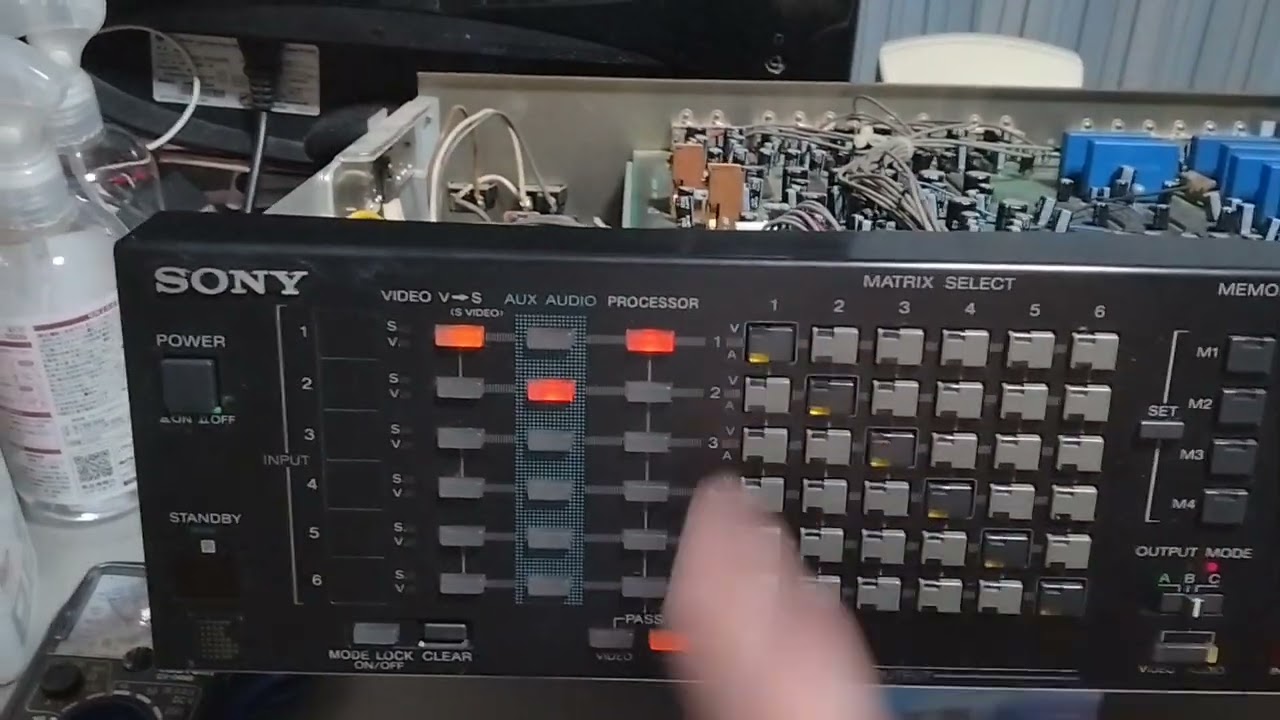 AUDIO VINTAGE - SONY SB-V3000 V&Iacute;DEO/AUDIO SELECTOR (1989)