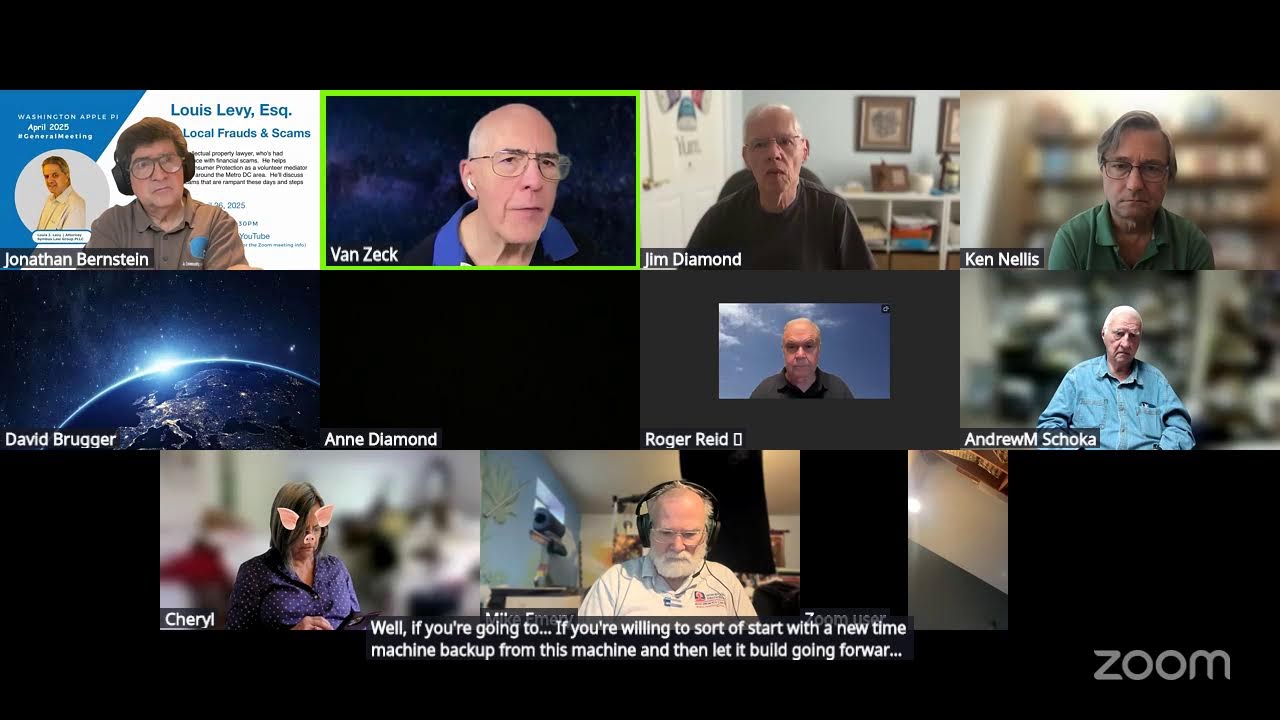 April 2025 Pi General Meeting, Lou Levy, Local Scams & Frauds