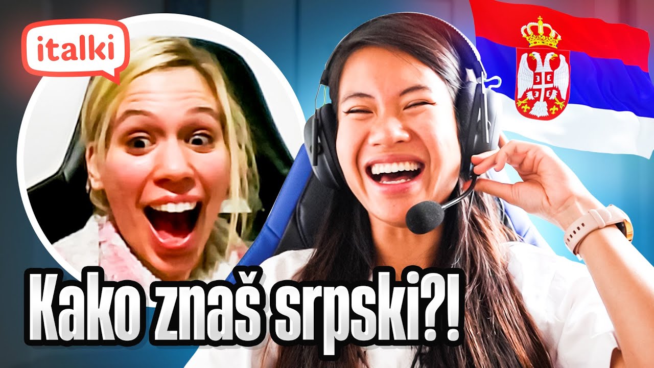 Asian girl speaks Serbian and surprises teachers on italki