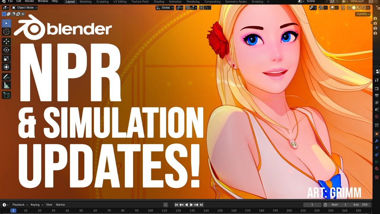 The Future of Blender NPR & Simulation!😍