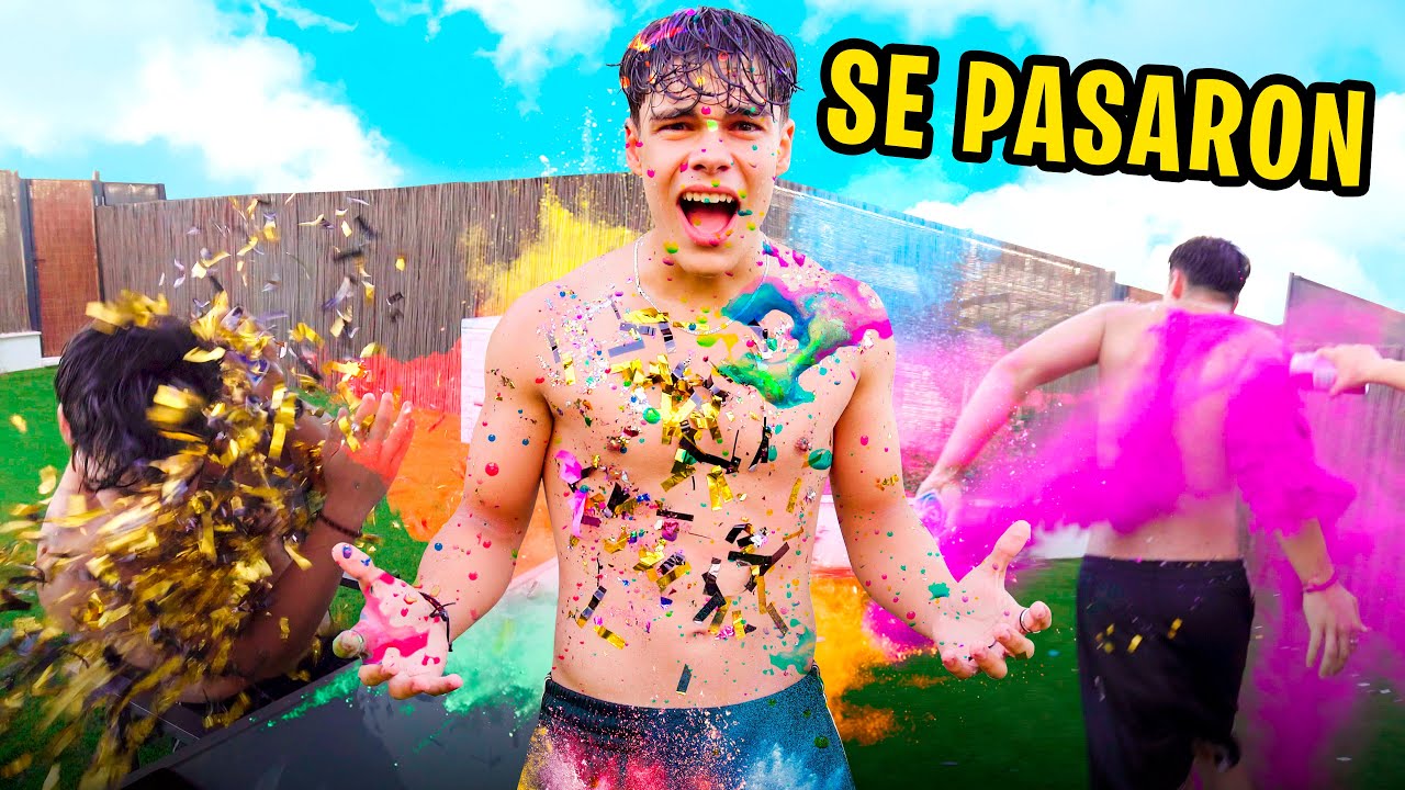 ME DISPARARON CON CAÑONES DE CONFETI (guerra de pranks)