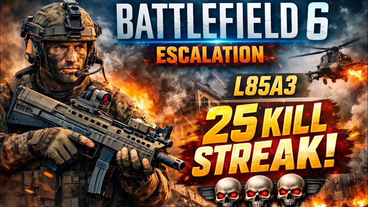 Battlefield 6 Escalation | L85A3 ile 25 Kill