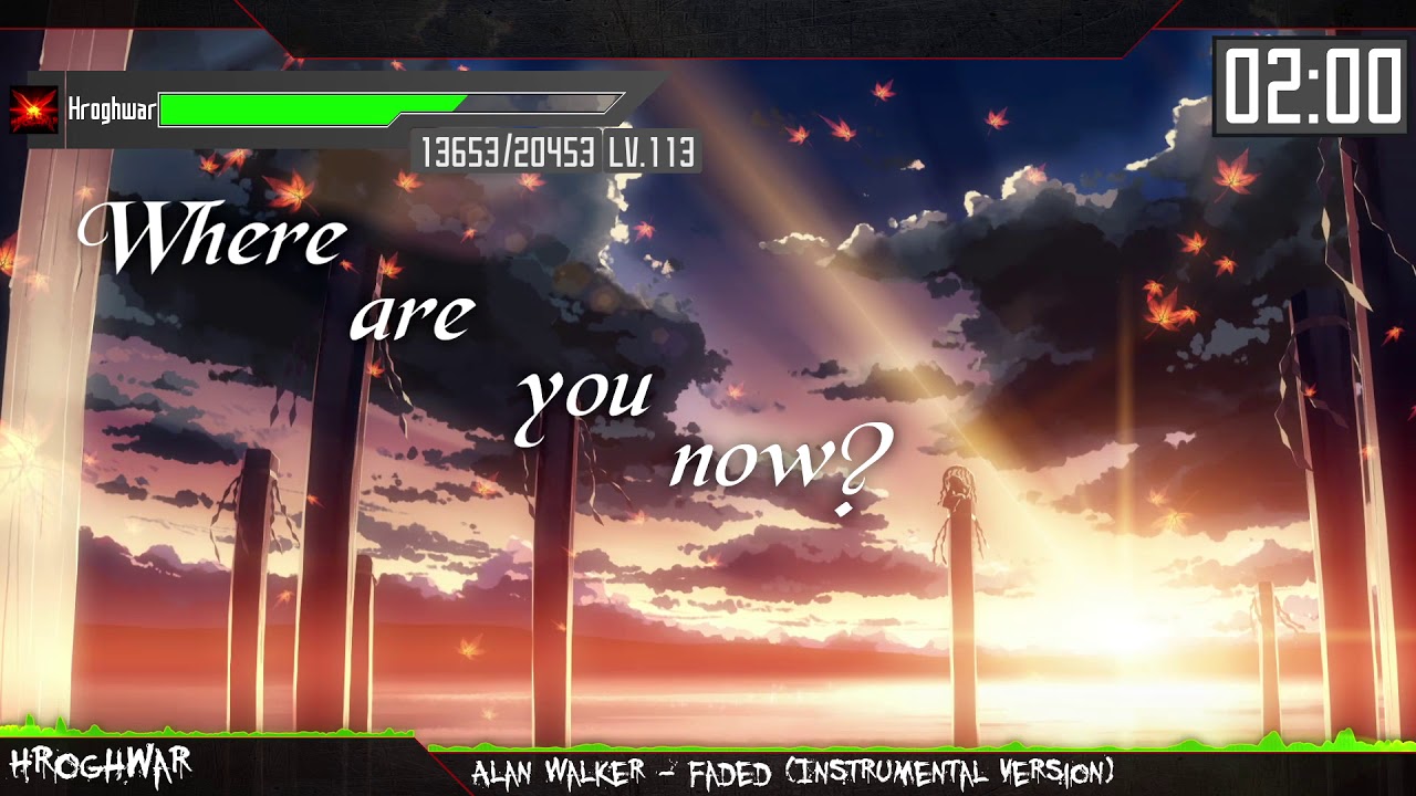 Nightcore - Faded [Instrumental Version]