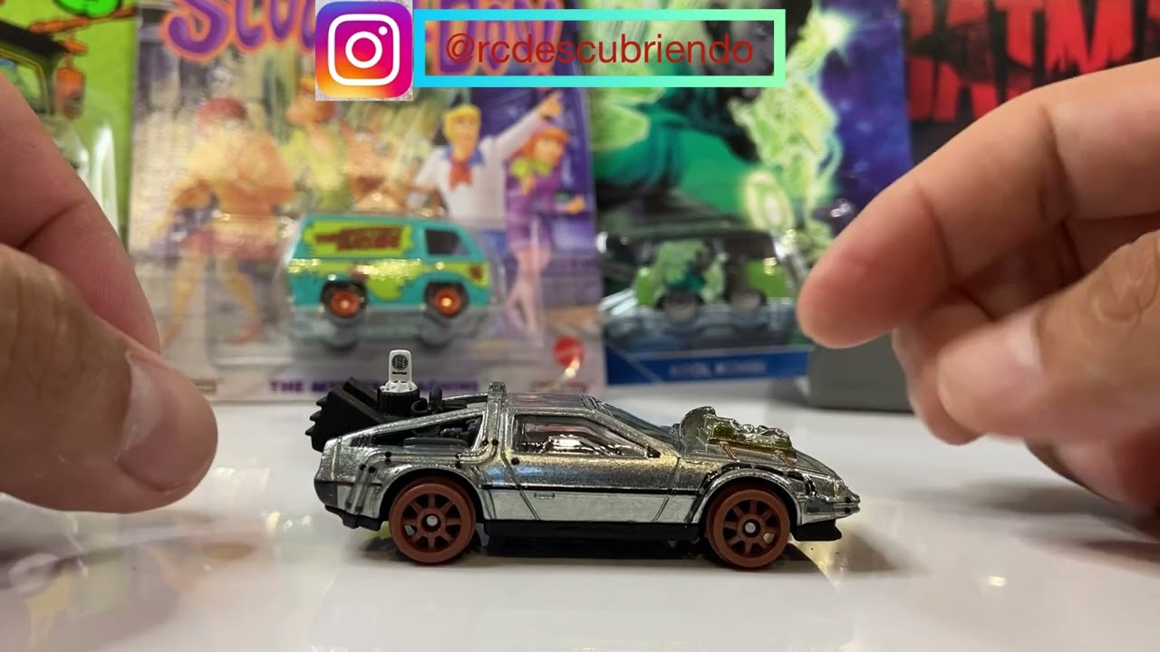 #Unboxing #Diecast #Hotwheels. BACK TO THE FUTURE TIME MACHINE 1955.