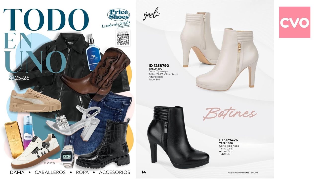 Cat&aacute;logo PRICE SHOES Todo en Uno 2025-2026 ⭐ Novedades, Tips y Consejos