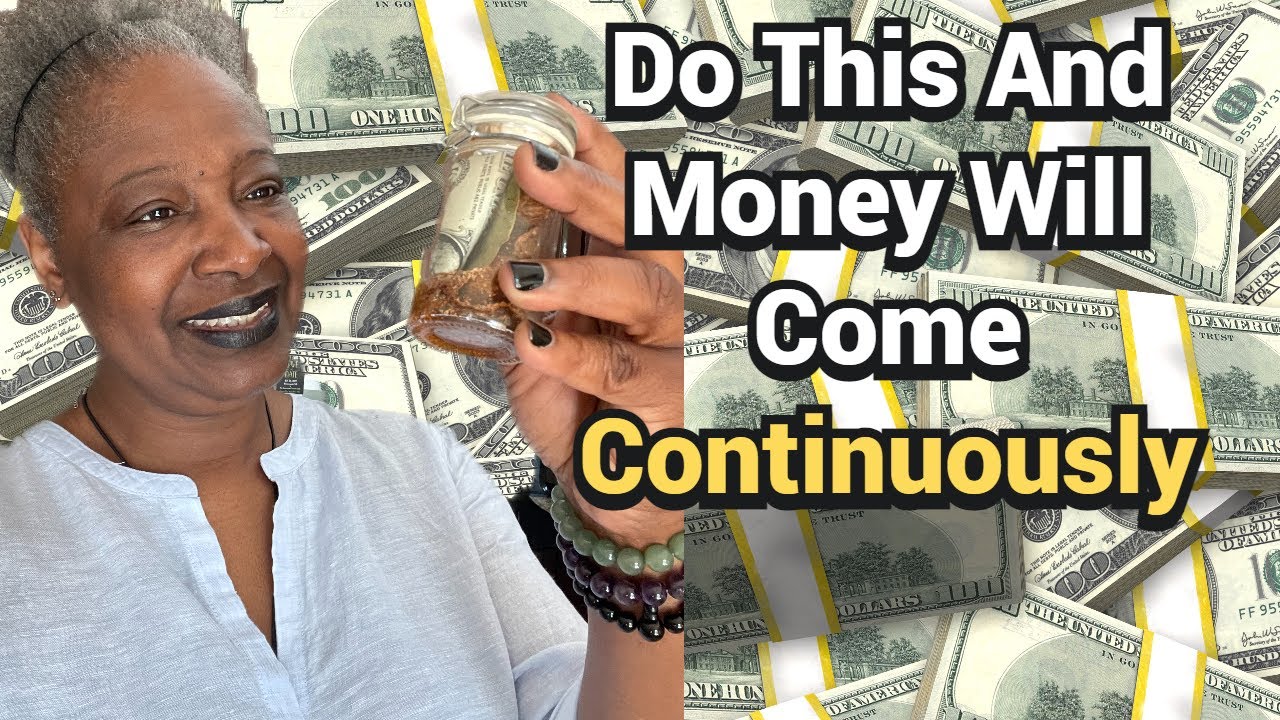 Do This And Money Will Come On A Continuous Basis / Money Spell Jar