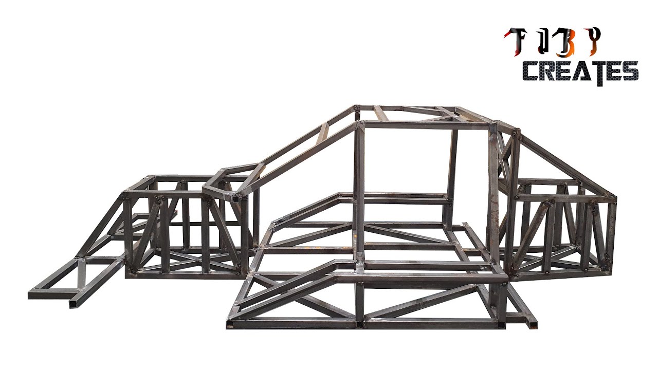 Ultimate RC project - Escudo Pikes Peak RC - Adding cross bracing on the Chassis