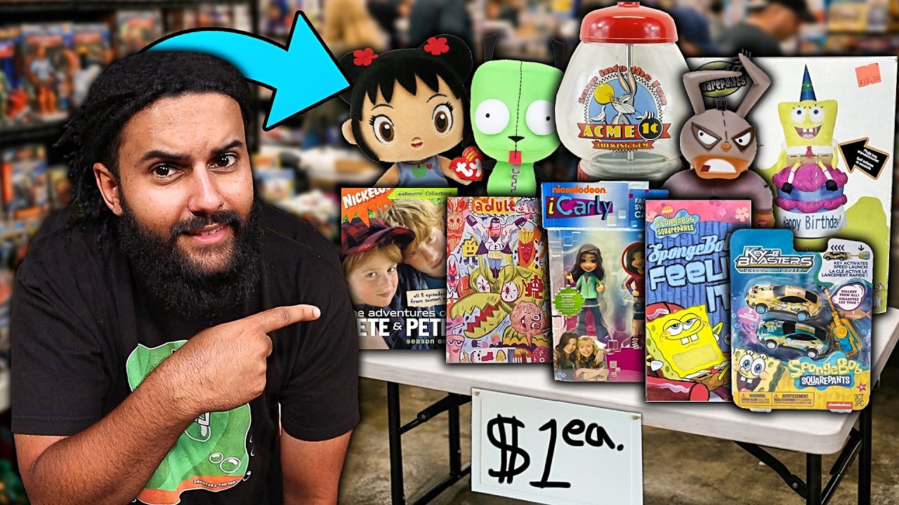 I Found a Cartoon Collector's DREAM at the Flea Market...