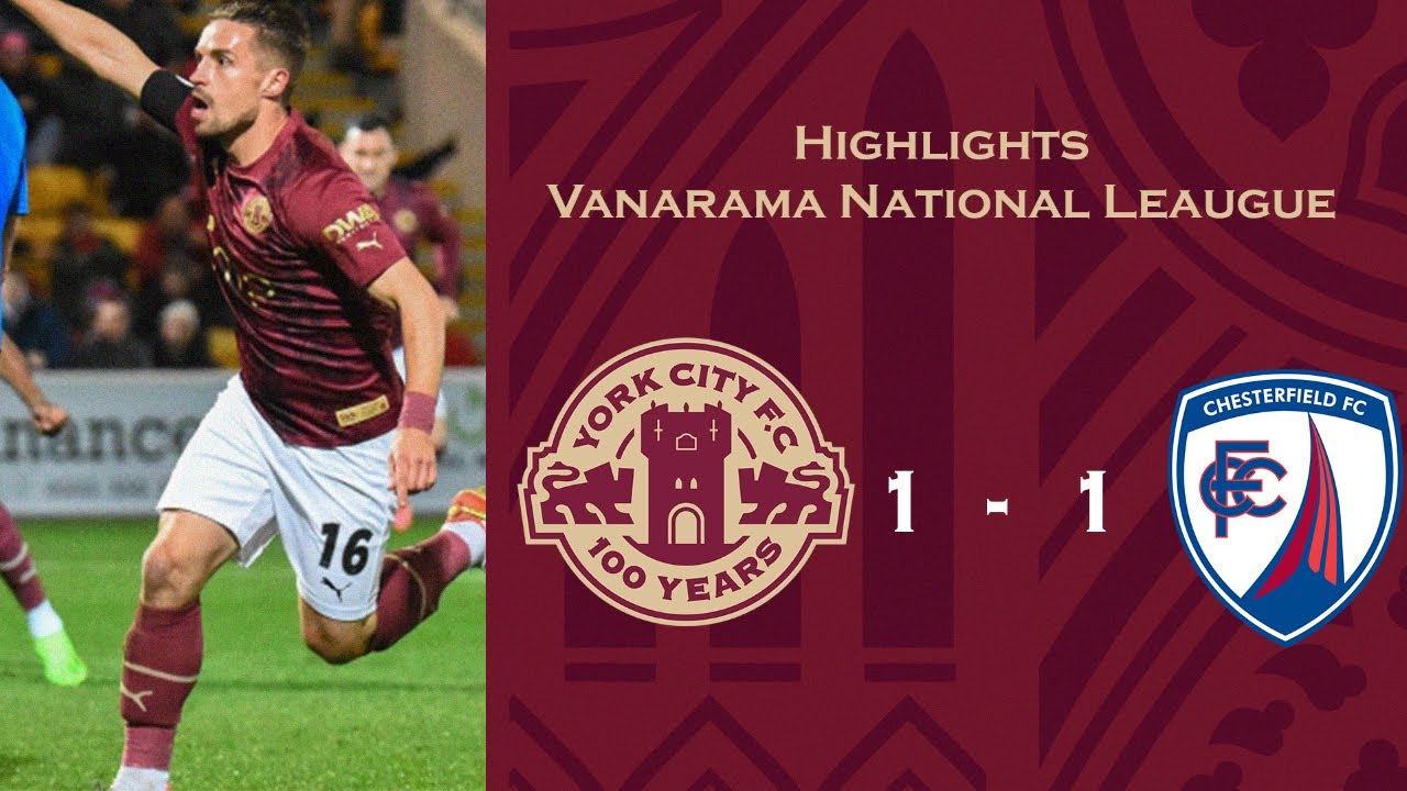 📺 Substitute Hancox secures City a point! | York City 1-1 Chesterfield FC | HIGHLIGHTS