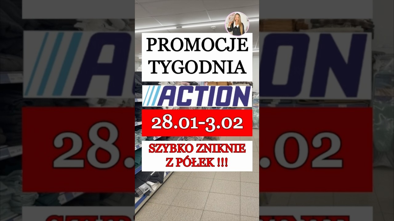✅ PROMOCJE 28.01-3.02‼️ #action #actioncowartokupić #actionhaul  #przeglądp&oacute;łek #zakupy #hit