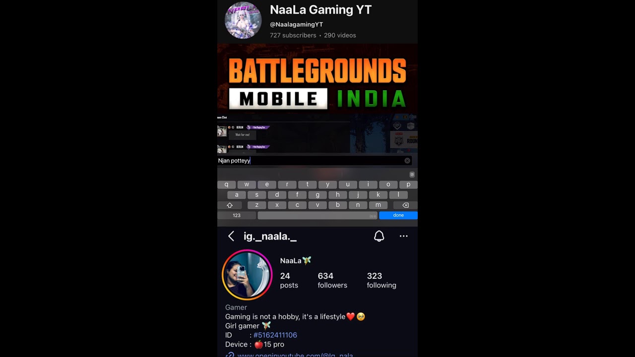 Come on guyssss📉📉📉| NAALA GAMING YT | ROAD TO 1000 SUB | #bgmi #girlgamer #pubg #yt #fyp #malayalam