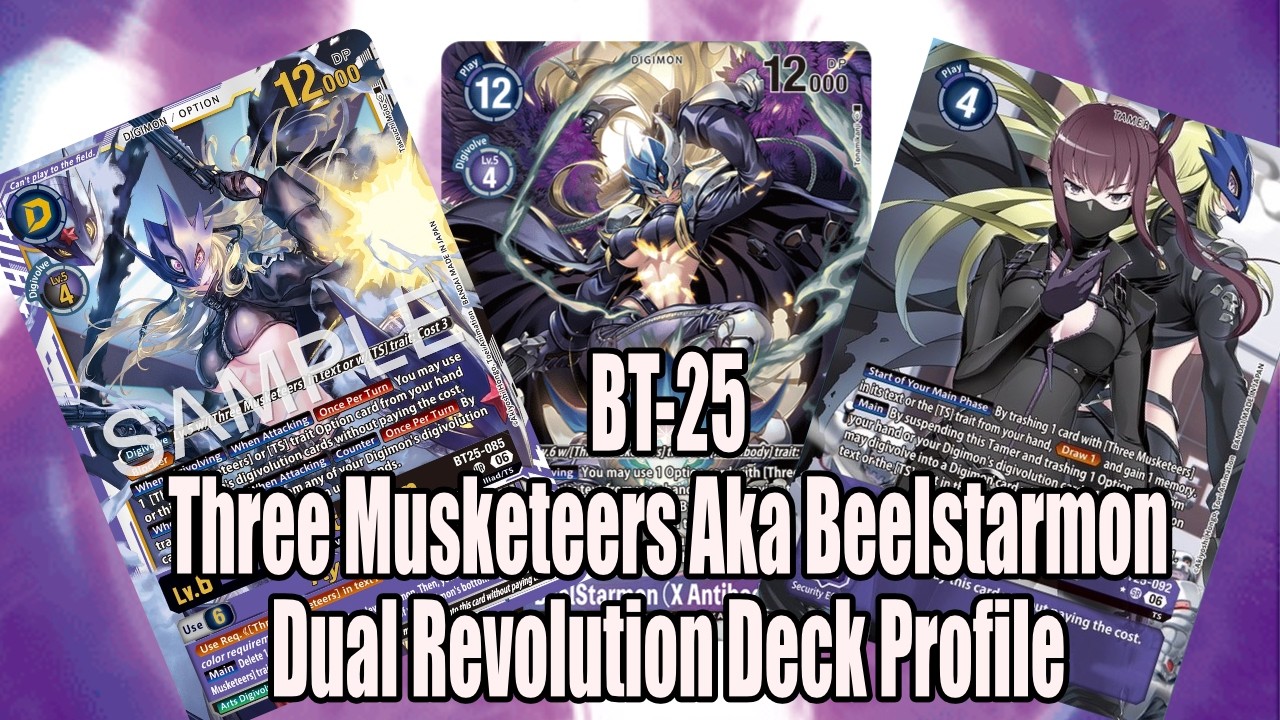 Раскройте силу контроля с помощью колоды Beelstarmon BT 25 Dual Revolution | Digimon Card Game
