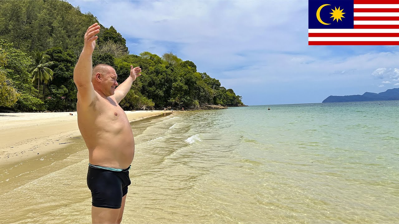 My Dad First Time Seeing The Ocean | Malaysia Langkawi 2024