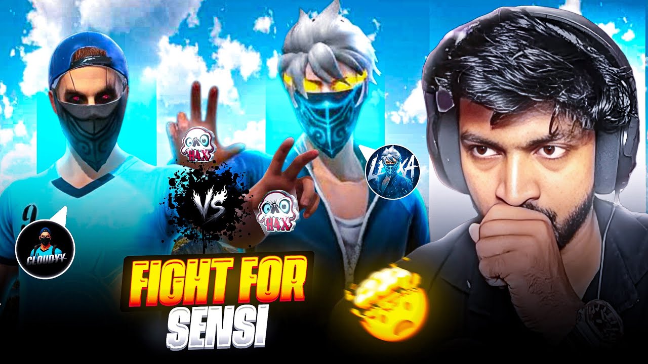 FIGHT FOR SENSI 🥶 XD LEXXA vs XD CLOUDY  😱 1 vs 1 UNEXPECTED MATCH 😲 #xdakashya 