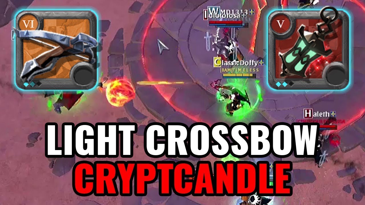 Light Crossbow + Cryptcandle In Arena | Albion Online