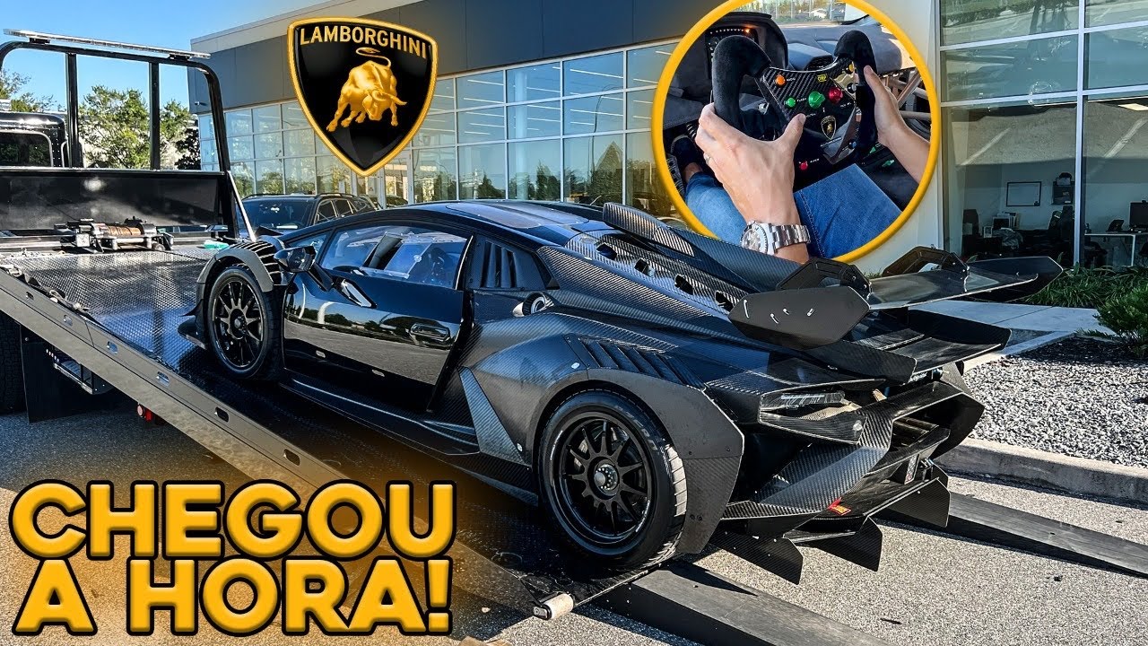 LIGANDO A LAMBORGHINI DE CORRIDA *LAMBORGHINI HURACAN SUPER TROFEO EVO 2 *